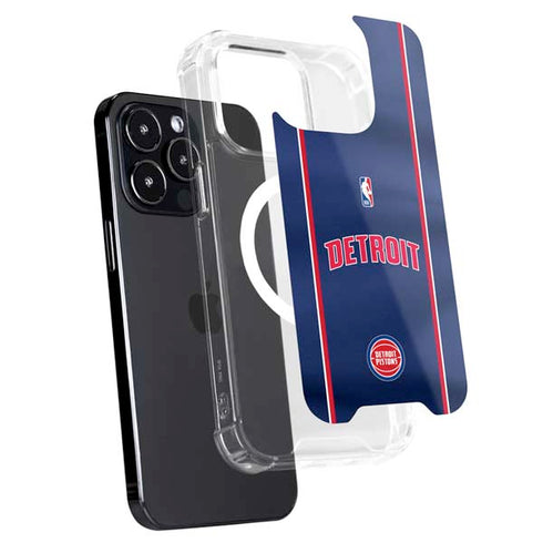 NBA Detroit Pistons Jersey iPhone 15 Pro Max MagSafe Case